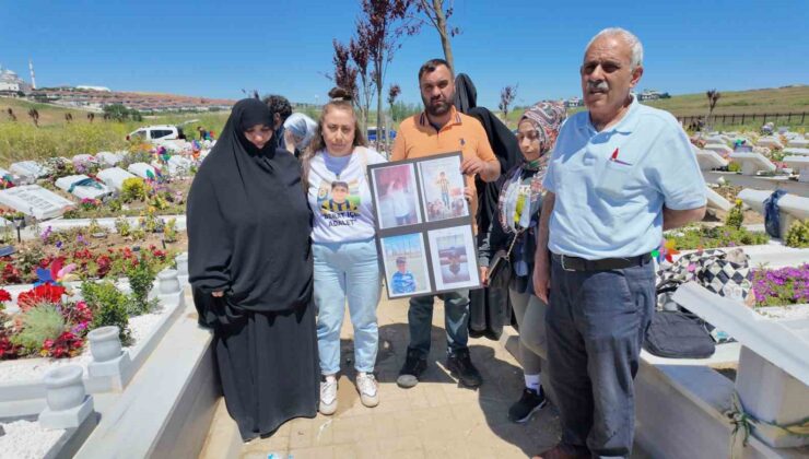 Büyükçekmece’de bıçaklanarak öldürülen 16 yaşındaki Abdulbaki Demirel’in kabrinde hüzünlü bayram