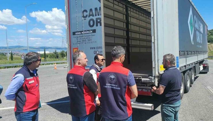 Çanakkale’de Kurban Bayramı öncesi denetimler devam ediyor