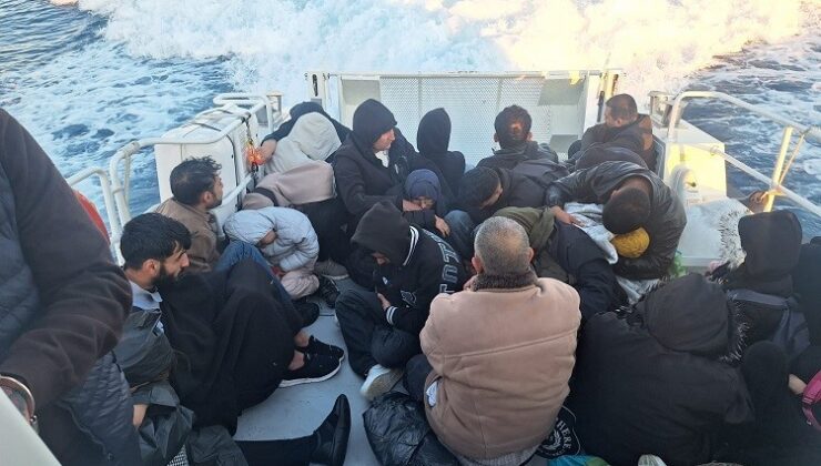 Çanakkale’de mobil radarın tespit ettiği 31 kaçak göçmen yakalandı