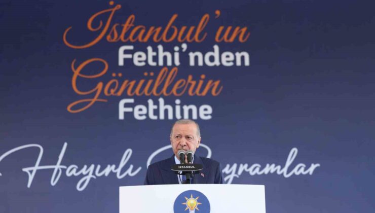 Cumhurbaşkanı Erdoğan, “İstanbul’un fethi dünyanın gözbebeği bir şehirde karanlığın aydınlığa tebdilidir”