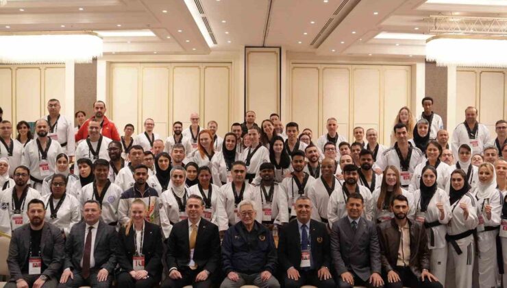 Dünya Taekwondo Federasyonu Başkanı Chungwon Choue Türkiye’de