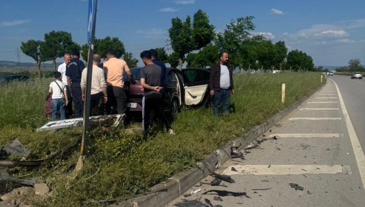 (Düzeltme) Yenişehir’de trafik kazası: 3 yaralı
