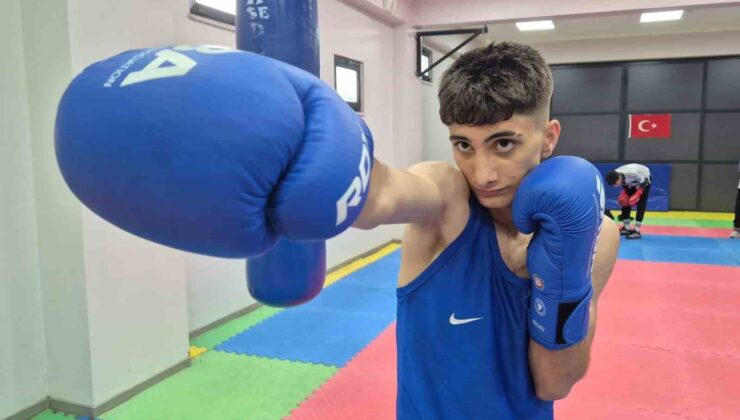 Genç boksör Azat Kaya, Türkiye şampiyonu oldu