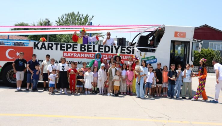 Gezici bayram otobüsü Kartepe’de çocuklarla buluşacak