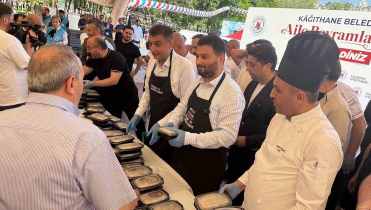 Kağıthane Belediyesinin “Aile Bayramlaşması” etkinliğinde 20 bin vatandaş bir araya geldi