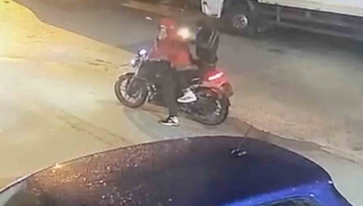 Kurşunlama olayı güvenlik kamerasına yansıdı
