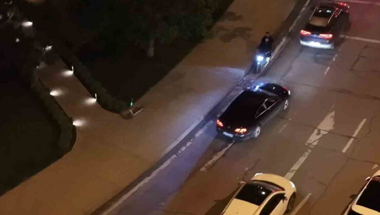“Panik atağım var” diyerek polis uygulamasından kaçtı, dron kameralarına yakalandı