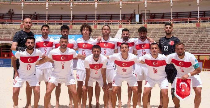 Plaj Futbolu Milli Takımı, Avrupa A Ligi’ni Çekya galibiyetiyle tamamladı