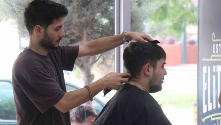 Sakarya’da Kurban Bayramı öncesi berberlerde yoğun mesai
