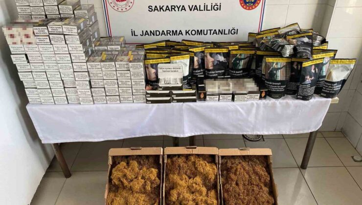 Sakarya’da on binlerce makaron ele geçirildi