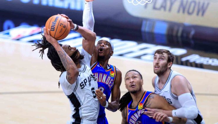 San Antonio Spurs, Oklahoma City Thunder’ı yenerek seriyi 2-2 yaptı