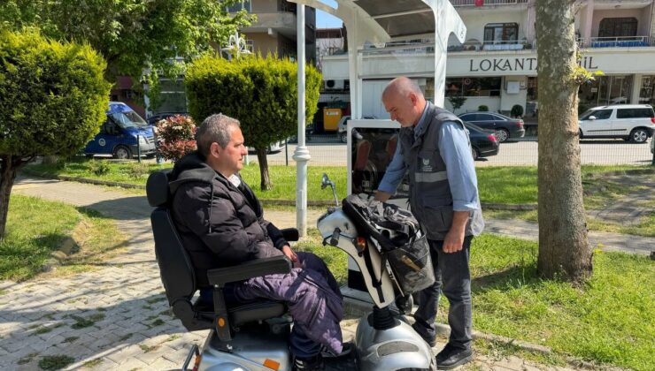 Sapanca’da engelli araç şarj istasyonu kuruldu