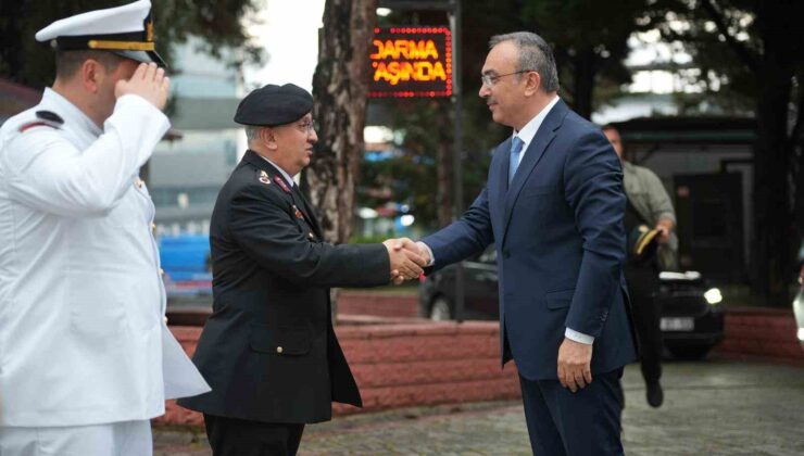 Tekirdağ Valisi Soytürk, jandarma personeliyle bayramlaştı