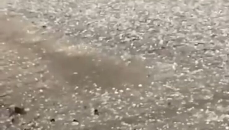 Tekirdağ’da sağanak ve dolu etkili oldu : Yollar göle döndü, ulaşım aksadı