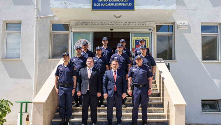 Vali Sözer’den İnhisar Jandarmasına bayram ziyareti