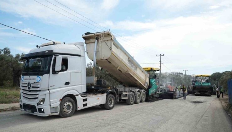 Balıkesir’in dört bir yanında yollara Büyükşehir dokunuşu