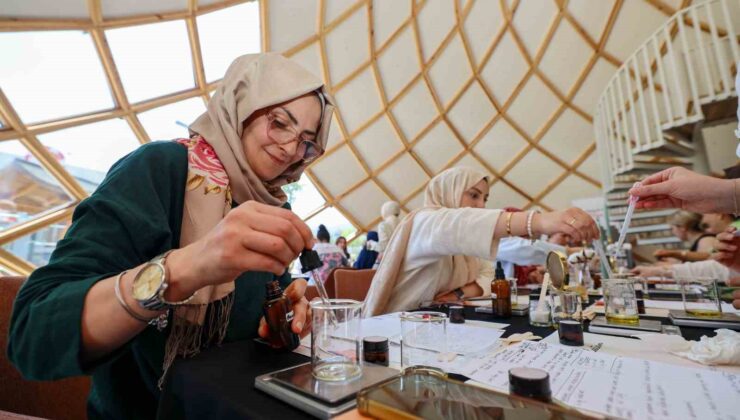 Başiskele’de kadınlar aromaterapi eğitimleriyle kendi doğal ürünlerini üretiyor