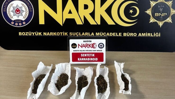 Bilecik’te bir şahsın üzerinde bonzai ele geçirildi