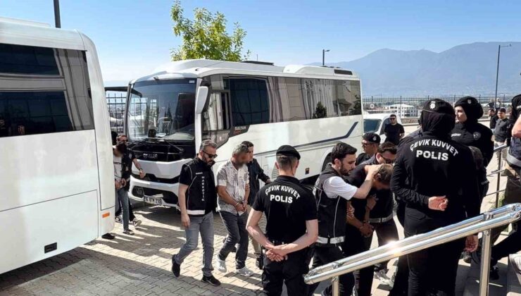 Bursa merkezli 4 ildeki uyuşturucu operasyonunda 40 tutuklama