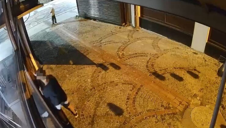 Edirne’de çocuk hırsızlar kameraya yansıdı