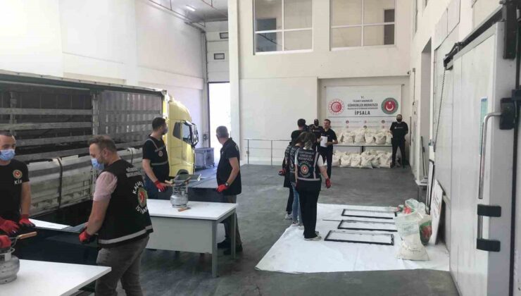 Edirne’de tırda 1,5 ton uyuşturucu ele geçirildi