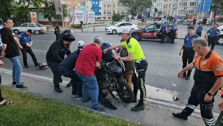 Fatih’te 3 motosiklet birbirine girdi: 1’i ağır 5 yaralı