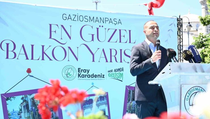 Gaziosmanpaşa’nın en güzel balkonları ödüllendirildi