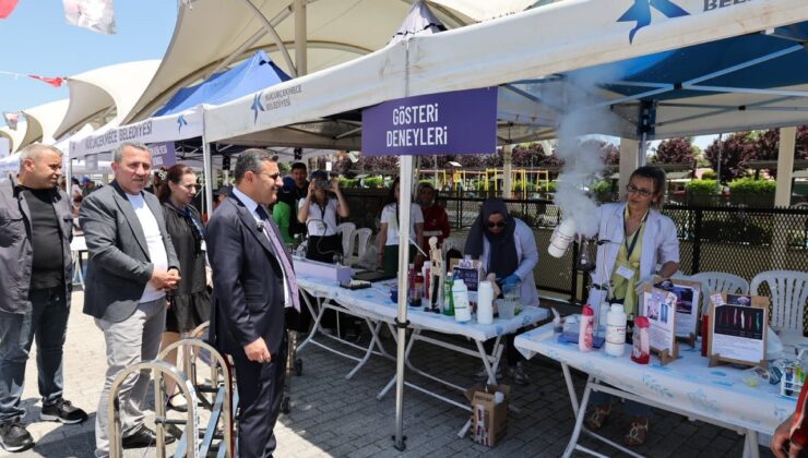 Küçükçekmece’de bilim şenliği düzenlendi