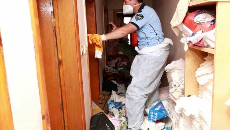 Osmangazi’de çöp ev sorununa anında müdahale