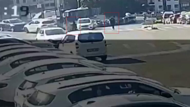 Otokoç’a yönelik silahlı saldırı anı kameraya yansıdı