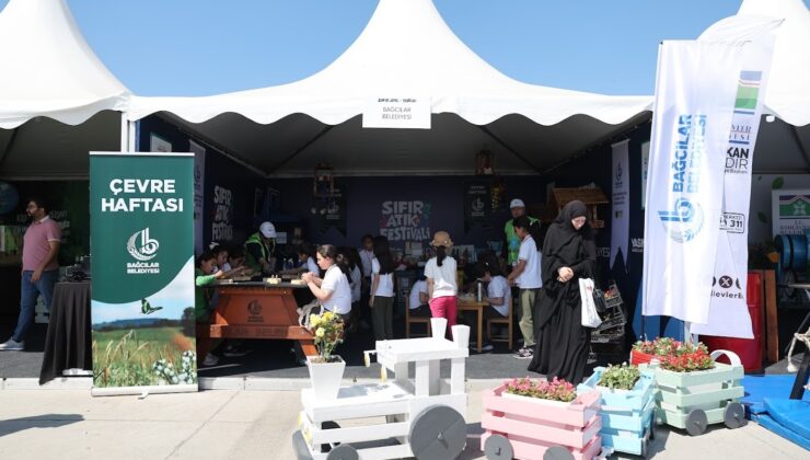 Sıfır Atık Festivali’nde Bağcılar Belediyesi standına yoğun ilgi
