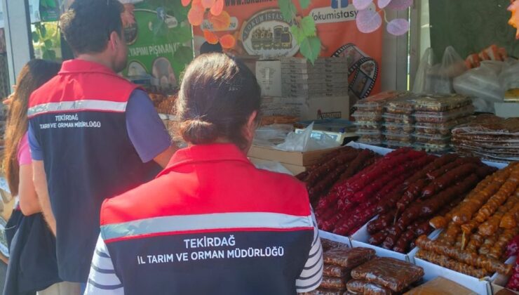 Tekirdağ Kiraz Festivali’nde sıkı gıda denetimi