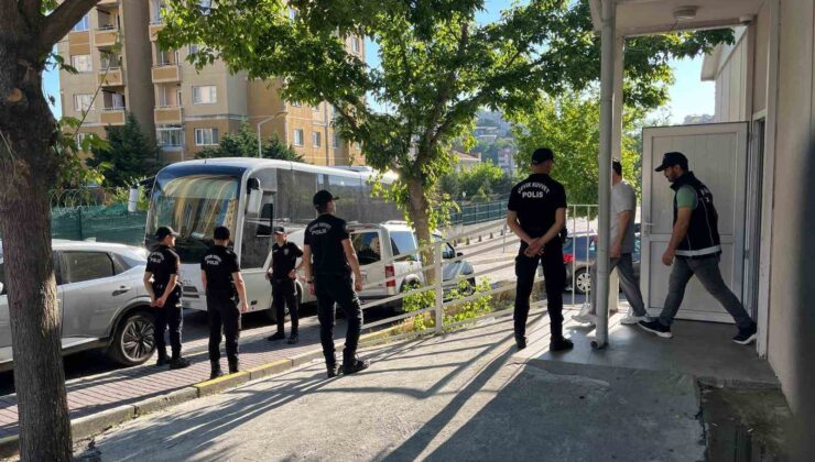 Uyuşturucu operasyonundan gözaltına alınan ünlüler adliyeye sevk edildi